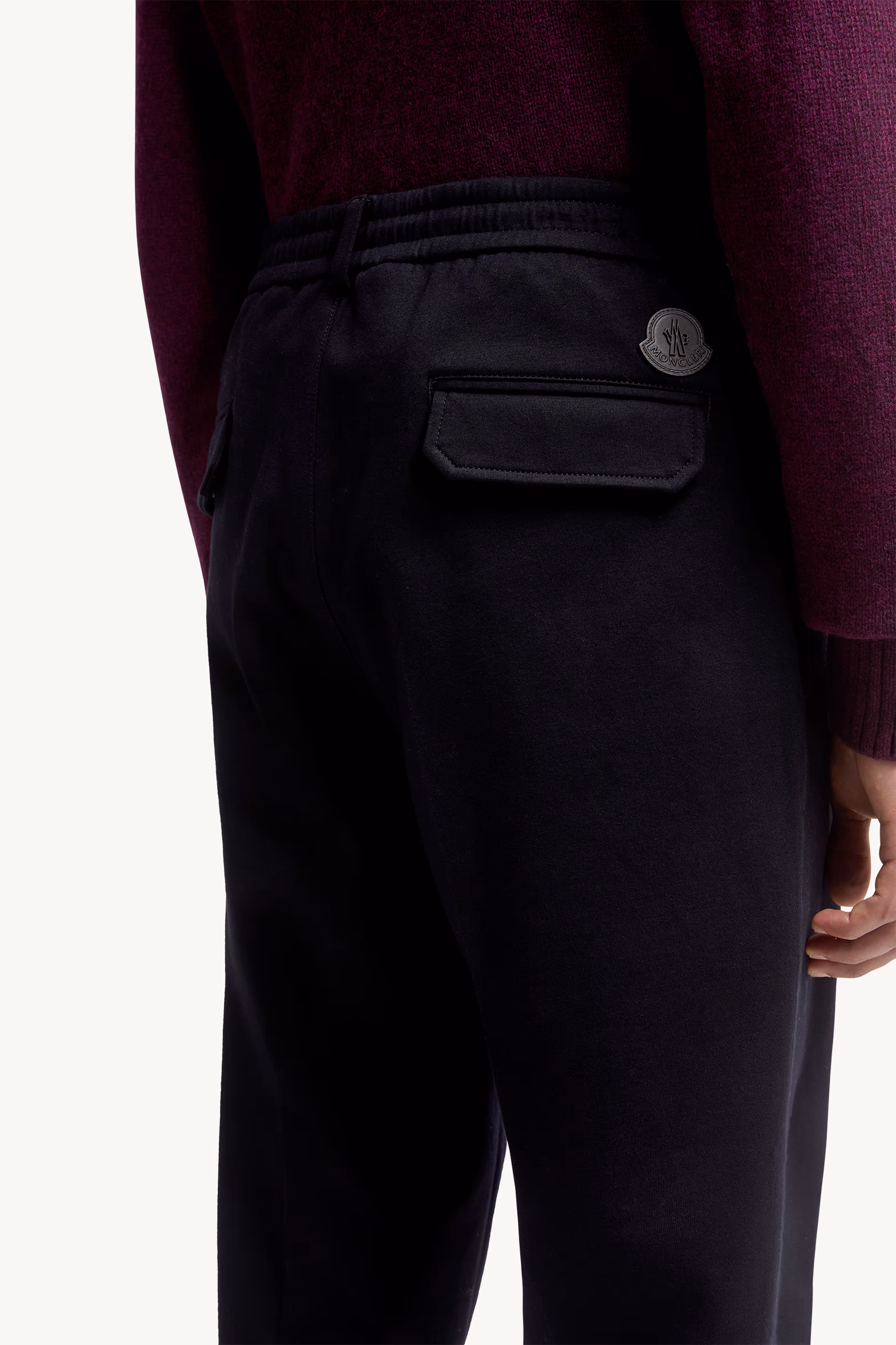 Pantalones de sastrería de mezcla de algodón Hombre Azul Moncler 7